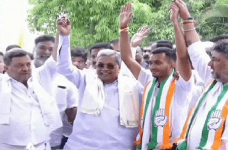 BREAKING : ಸಿಎಂ ಸಿದ್ದರಾಮಯ್ಯ, ಡಿಕೆ ಶಿವಕುಮಾರ್ ನೇತೃತ್ವದಲ್ಲಿ ನಾಮಪತ್ರ ಸಲ್ಲಿಸಿದ ಸಮರ್ಥ ಶಾಮನೂರು