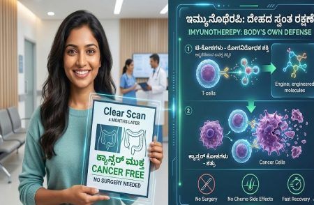 ಆಪರೇಷನ್ ಇಲ್ಲದೇ 4 ತಿಂಗಳಲ್ಲೇ ಕ್ಯಾನ್ಸರ್ ಗೆದ್ದ ಯುವತಿ : ವೈದ್ಯಕೀಯ ಲೋಕದಲ್ಲಿ ಹೊಸ ಕ್ರಾಂತಿ !