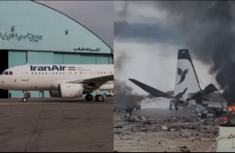 ತೀವ್ರಗೊಂಡ ಯುದ್ದ: ಬುಶೆಹರ್ ವಿಮಾನ ನಿಲ್ದಾಣದ ಮೇಲೆ ದಾಳಿ, ಸುಟ್ಟು ಭಸ್ಮವಾಯಿತು ಪ್ರಯಾಣಿಕರ ವಿಮಾನ | Watch video