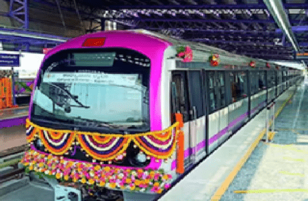 GOOD NEWS : ಬೆಂಗಳೂರು ಜನತೆಗೆ ಗುಡ್ ನ್ಯೂಸ್ : ಮೇನಲ್ಲಿ ನಮ್ಮ ಮೆಟ್ರೋ ಗುಲಾಬಿ ಮಾರ್ಗ ಆರಂಭ!