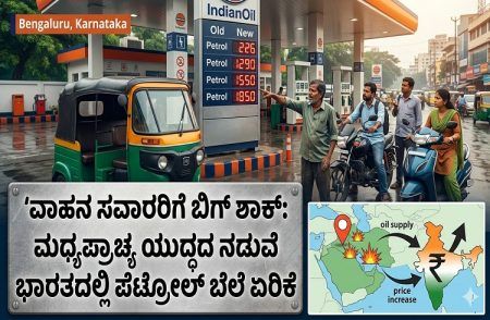 BIG BREAKING: ಮಧ್ಯಪ್ರಾಚ್ಯ ಯುದ್ಧದ ಎಫೆಕ್ಟ್; ಭಾರತದಲ್ಲಿ ಪೆಟ್ರೋಲ್ ಬೆಲೆ ಹೆಚ್ಚಳ, ಇಲ್ಲಿದೆ ನೂತನ ದರಪಟ್ಟಿ | Petrol Price Hike