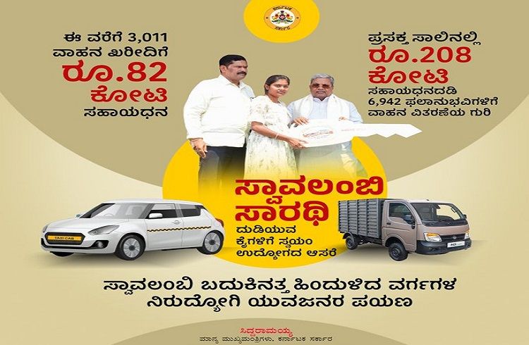 ಯುವಜನರ ಪಾಲಿಗೆ ಆಪದ್ಬಾಂಧವನಾದ ‘ಸ್ವಾವಲಂಬಿ ಸಾರಥಿ’: 6,942 ವಾಹನ ವಿತರಣೆಗೆ ಸಿಎಂ ಸಿದ್ದರಾಮಯ್ಯ ಗುರಿ!