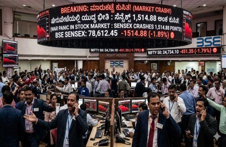 BREAKING : ಮಧ್ಯಪ್ರಾಚ್ಯದಲ್ಲಿ ಯುದ್ಧದ ಭೀತಿ : ಷೇರುಪೇಟೆಯಲ್ಲಿ ಸೆನ್ಸೆಕ್ಸ್ 1,500 ಅಂಕ ಕುಸಿತ !