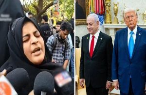 ಪ್ರಧಾನಿ ಮೋದಿ ಅನುಮತಿ ನೀಡಿದರೆ ನೆತನ್ಯಾಹು, ಟ್ರಂಪ್ ರನ್ನು ಕೊಲ್ಲುವೆ’: ಮಹಿಳೆಯ ಆಕ್ರೋಶದ ವಿಡಿಯೋ ವೈರಲ್ | WATCH VIDEO