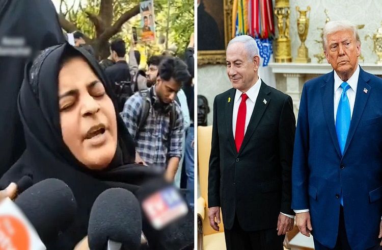 ಪ್ರಧಾನಿ ಮೋದಿ ಅನುಮತಿ ನೀಡಿದರೆ ನೆತನ್ಯಾಹು, ಟ್ರಂಪ್ ರನ್ನು ಕೊಲ್ಲುವೆ’: ಮಹಿಳೆಯ ಆಕ್ರೋಶದ ವಿಡಿಯೋ ವೈರಲ್ | WATCH VIDEO