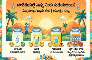 ಬೇಸಿಗೆಯಲ್ಲಿ ಎಷ್ಟು ನೀರು ಕುಡಿಯಬೇಕು? ನಿಮ್ಮ ಮೂತ್ರದ ಬಣ್ಣವೇ ಹೇಳುತ್ತೆ ಆರೋಗ್ಯದ ಗುಟ್ಟು!