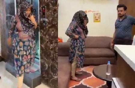 ಲವರ್ ಜೊತೆಗೆ ಹೋಗಿದ್ದ ಪತ್ನಿಯನ್ನು ರೆಡ್ ಹ್ಯಾಂಡ್ ಆಗಿ ಹಿಡಿದ ಪತಿ : ವಿಡಿಯೋ ವೈರಲ್ | WATCH VIDEO