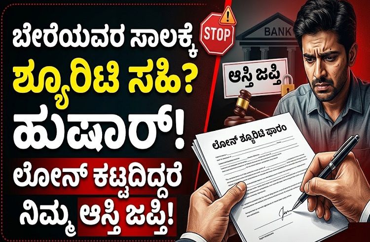 ALERT : ಬೇರೆಯವರ ಸಾಲಕ್ಕೆ `ಶ್ಯೂರಿಟಿ ಸಹಿ’ ಹಾಕುವ ಮುನ್ನ ಹುಷಾರ್: ಲೋನ್ ಕಟ್ಟದಿದ್ದರೆ ನಿಮ್ಮ ಆಸ್ತಿ ಜಪ್ತಿಯಾಗಬಹುದು!