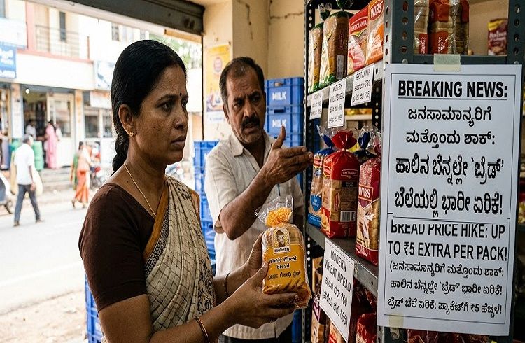 BREAKING :ಜನಸಾಮಾನ್ಯರಿಗೆ ಮತ್ತೊಂದು ಶಾಕ್ : ಹಾಲಿನ ಬೆನ್ನಲ್ಲೇ `ಬ್ರೆಡ್’ ಬೆಲೆಯಲ್ಲಿ ಭಾರೀ ಏರಿಕೆ | Bread Prices Hike