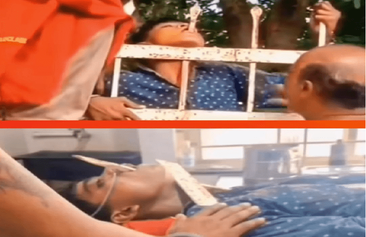 SHOCKING : ಬೆಚ್ಚಿ ಬೀಳಿಸೋ ಘಟನೆ : ಆಟವಾಡುವಾಗ ಬಾಲಕನ ಗಂಟಲಕ್ಕೆ ಸಿಲುಕಿದ ಕಬ್ಬಿಣದ ರಾಡ್ | Watch Video