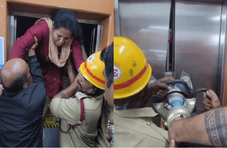 SHOCKING : ಶಿವಮೊಗ್ಗದ ವಿಶಾಲ್ ಮಾರ್ಟ್ ನ ಲಿಫ್ಟ್ನಲ್ಲಿ 1 ಗಂಟೆ ಕಾಲ 9 ಜನರು ಸಿಲುಕಿ ಒದ್ದಾಟ : ತಪ್ಪಿದ ಭಾರಿ ಅನಾಹುತ!
