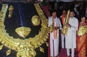 ಅಂಜನಾದ್ರಿಗೆ ದೇಣಿಗೆಯಾಗಿ ಬಂದ ಆಭರಣಗಳು ಚಿನ್ನ ಲೇಪಿತ: ಉದ್ಯಮಿಯಿಂದ 2.50 ಕೋಟಿ ಖರೀದಿಯ ಬಿಲ್ ರಿಲೀಸ್