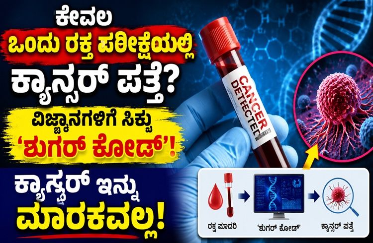 ಕೇವಲ ಒಂದು ರಕ್ತ ಪರೀಕ್ಷೆಯಲ್ಲಿ ಕ್ಯಾನ್ಸರ್ ಪತ್ತೆ? ವಿಜ್ಞಾನಿಗಳಿಗೆ ಸಿಕ್ತು ‘ಶುಗರ್ ಕೋಡ್’! ಕ್ಯಾನ್ಸರ್ ಇನ್ನು ಮಾರಕವಲ್ಲ! | Cancer Diagnosis