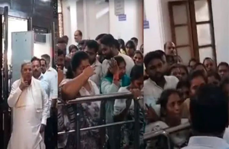 BIG NEWS: ‘ಪ್ಲೀಸ್ ಹೋಗ್ಬೇಡಿ ಸರ್’ ವಿಧಾನಸೌಧದಲ್ಲಿ ಕಣ್ಣೀರಿಟ್ಟ ಸಿಎಂ ಕಚೇರಿ ಸಿಬ್ಬಂದಿಗಳು: ಕೈಸನ್ನೆಯಲ್ಲೇ ಸಂತೈಸಿದ ಸಿದ್ದರಾಮಯ್ಯ