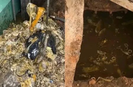 SHOCKING : ದೆಹಲಿ ಗರ್ಲ್ಸ್ ಹಾಸ್ಟೆಲ್ ನ ಡ್ರೈನೇಜ್ ಪೈಪ್ ನಲ್ಲಿ ರಾಶಿ ರಾಶಿ ಕಾಂಡೋಮ್ ಗಳು ಪತ್ತೆ : ವಿಡಿಯೋ ವೈರಲ್ | WATCH VIDEO