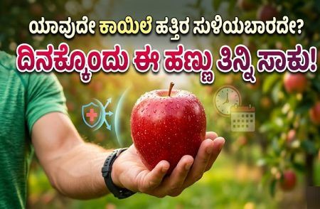 Apple Eating Benefits: ಯಾವುದೇ ಕಾಯಿಲೆ ಹತ್ತಿರ ಸುಳಿಯಬಾರದೇ? ದಿನಕ್ಕೊಂದು ಈ ಹಣ್ಣು ತಿನ್ನಿ ಸಾಕು!