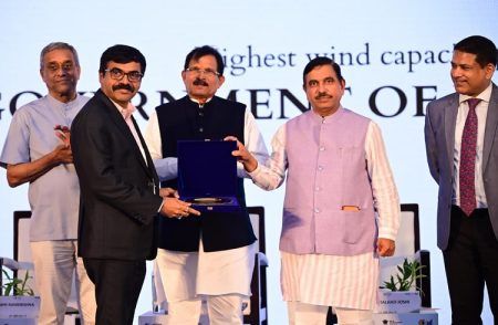 ಕರ್ನಾಟಕಕ್ಕೆ ಅನುಷ್ಠಾನ ಹಂತದಲ್ಲಿರುವ ಅತ್ಯಧಿಕ ಪವನ ವಿದ್ಯುತ್ ಸಾಮರ್ಥ್ಯಕ್ಕೆ ರಾಷ್ಟ್ರೀಯ ಪ್ರಶಸ್ತಿ
