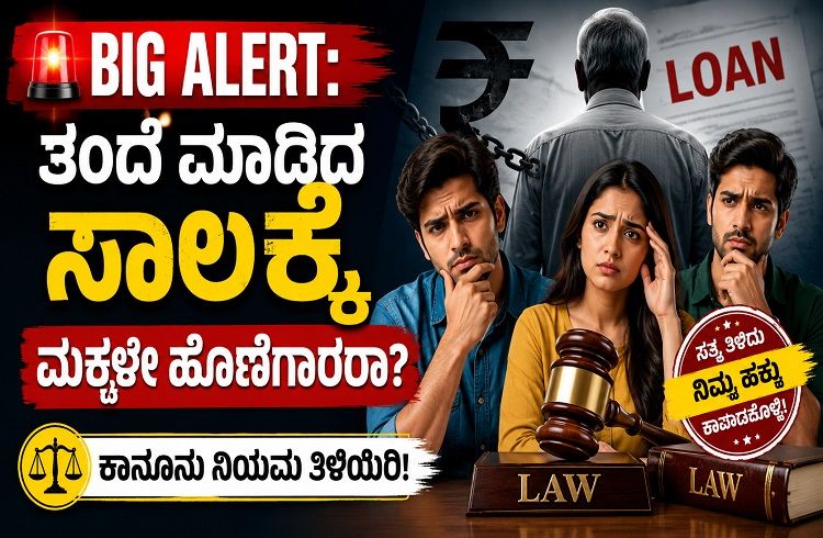 BIG ALERT: ತಂದೆ ಮಾಡಿದ ಸಾಲಕ್ಕೆ ಮಕ್ಕಳೇ ಹೊಣೆಗಾರರಾ? ಕಾನೂನು ನಿಯಮ ತಿಳಿಯಿರಿ!