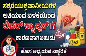 Liver cancer: ‘ಸಕ್ಕರೆಯುಕ್ತ ಪಾನೀಯ’ಗಳ ಅತಿಯಾದ ಬಳಕೆಯಿಂದ ‘ಲಿವರ್ ಕ್ಯಾನ್ಸರ್’ಗೆ ಕಾರಣವಾಗಬಹುದು: ಅಧ್ಯಯನ