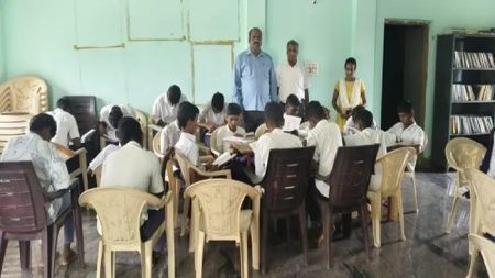 móbile-bidi-pustaka-hidi-campaign-bagepalli-government-high-school